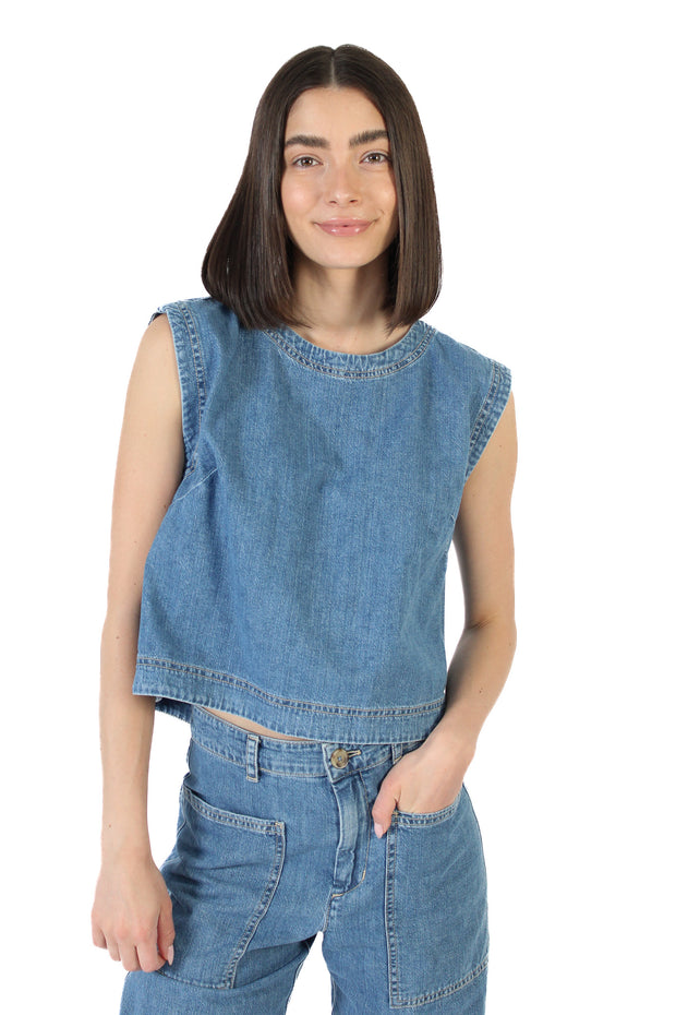 Loren Denim Top