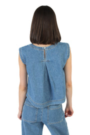 Loren Denim Top