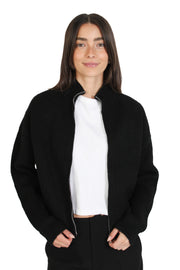 Ilma Black Zip Up