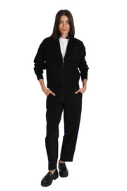 Ilma Black Zip Up