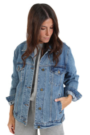 Boyfriend Trucker Denim Jacket