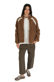 Nikita Sherpa Camel Jacket