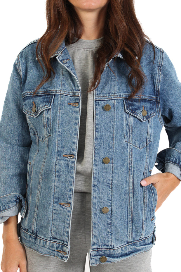 Boyfriend Trucker Denim Jacket