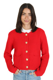 Brenda Red Cardigan