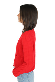 Brenda Red Cardigan
