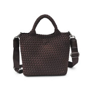 Sky's The Limit Chocolate Small Crossbody Tote