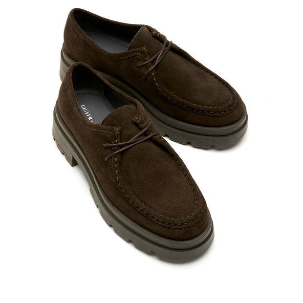 Gill Brown Suede Loafer