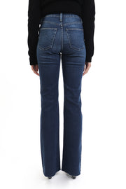 Dark Wash Vintage Wide Leg Flare Jean
