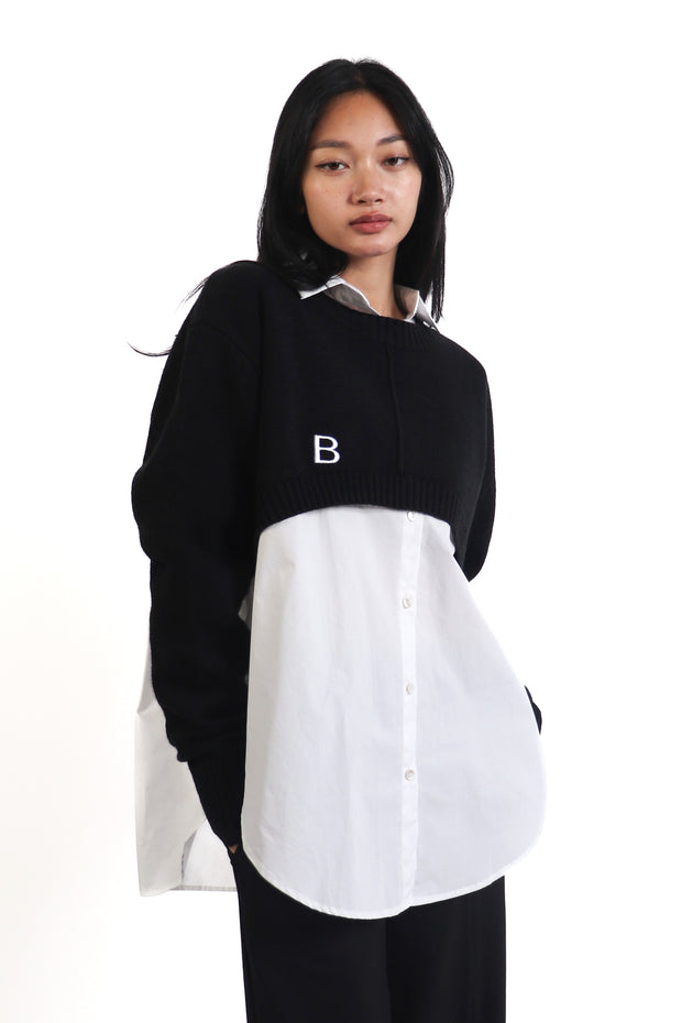 Embroidered Knit Shrug