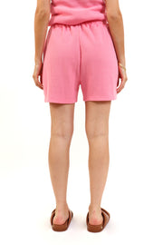 Bright Pink Waffle Shorts