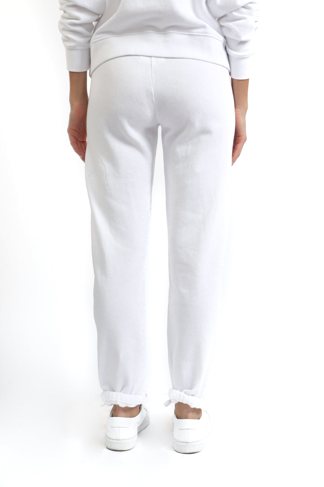 White Organic Fleece Jogger Thursdays