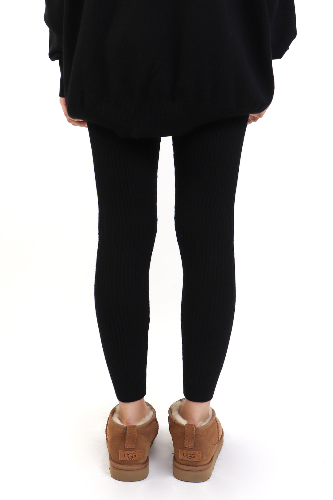 AP STUDIO Knit Leggings ニットレギンス ブラック