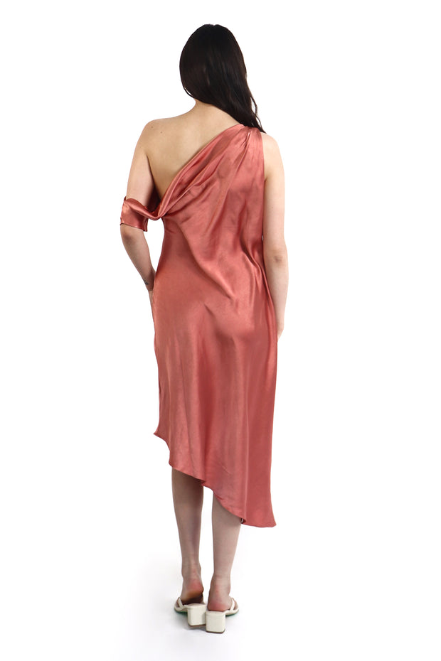 Sienna One Shoulder Slip Dress