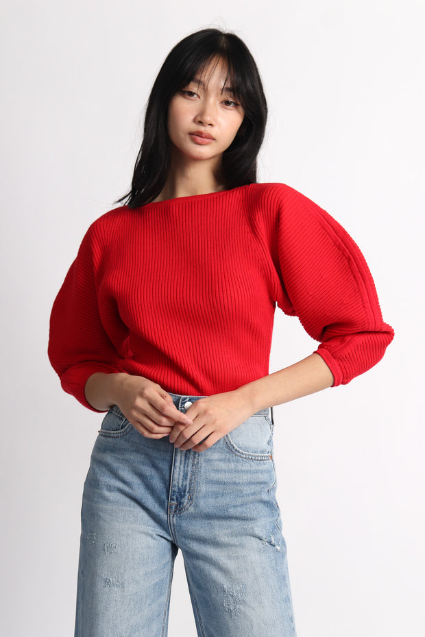 Camille Red Sweater