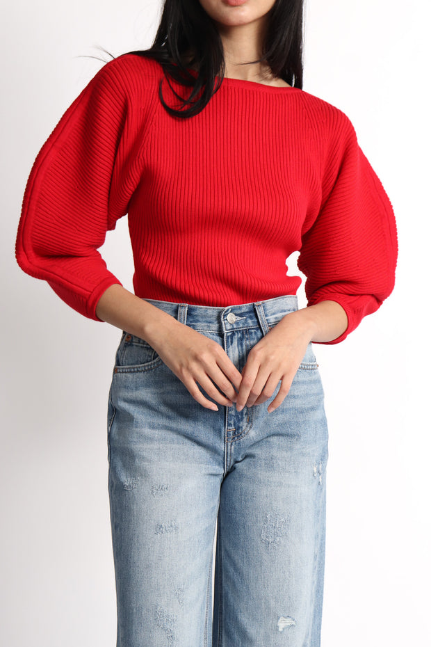 Camille Red Sweater