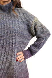 Ombré Knit Sweater Dress