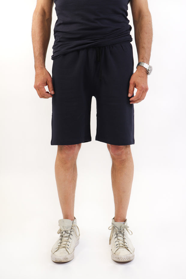 Men's Navy French Terry Shorts