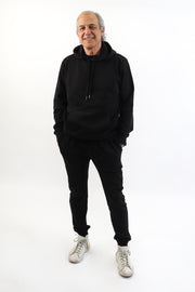 Men's Black French Terry Hoodie