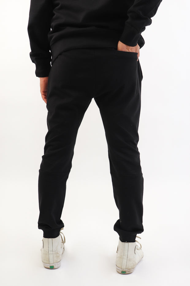 Men's Black French Terry Joggers