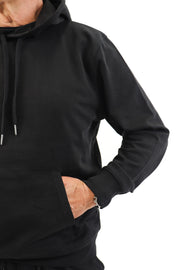 Men's Black French Terry Hoodie