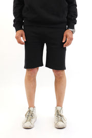 Men's Black French Terry Shorts