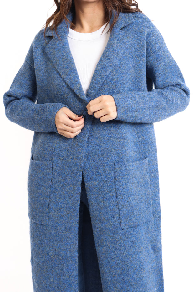 Sapphire Marl Jimmi Sweater Jacket