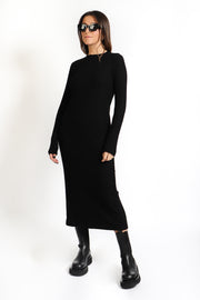 Ember Luxe Ribbed Knit Dress