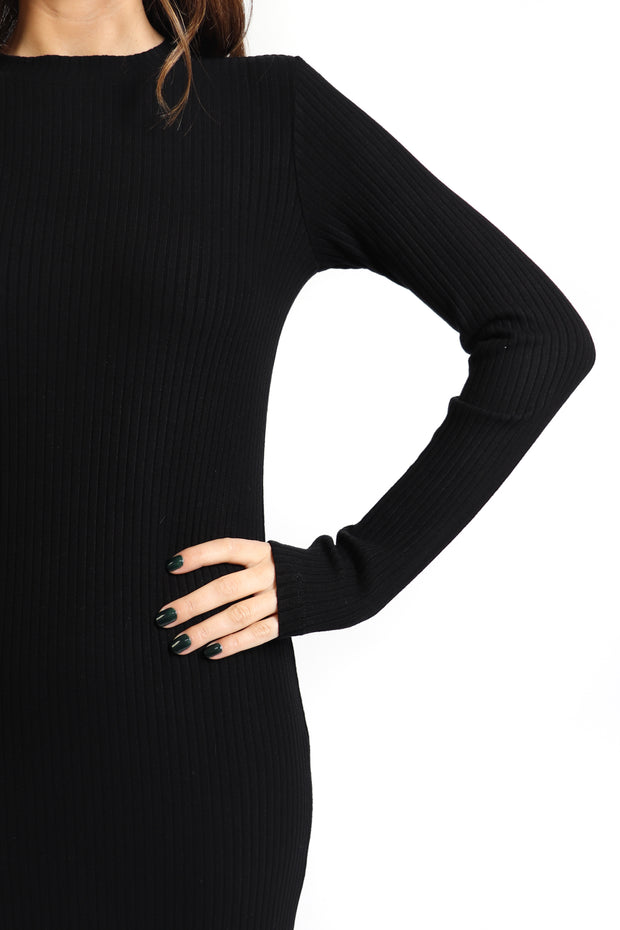 Ember Luxe Ribbed Knit Dress