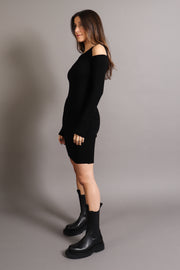Linnie Ribbed Cut Out Dress