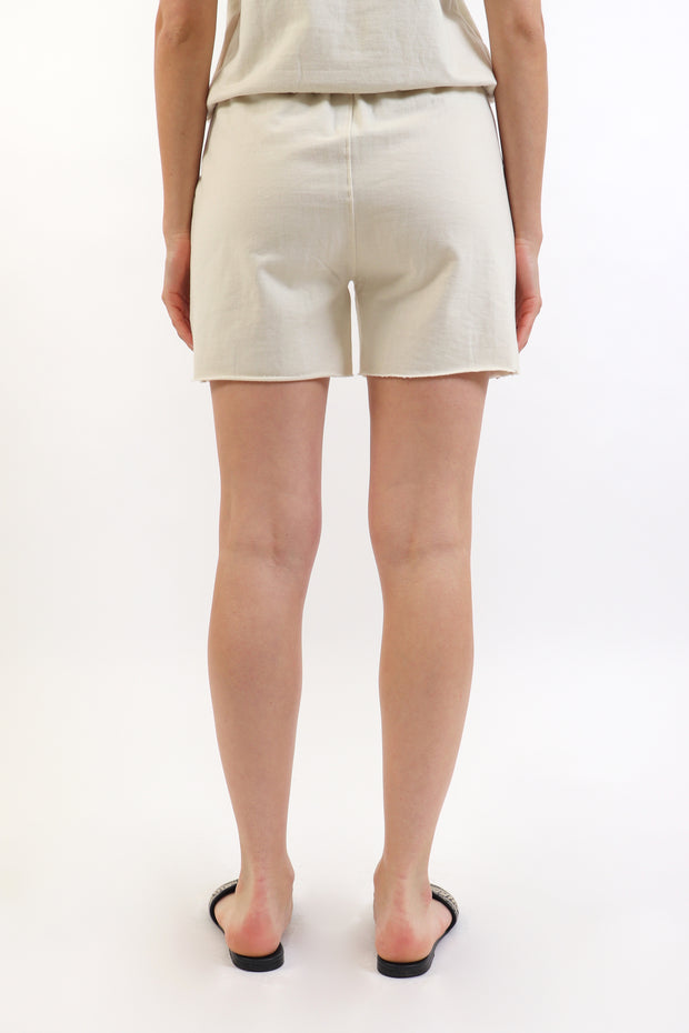 Almond Milk French Terry Shorts