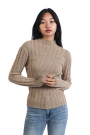 Petra Knit Mock Neck Sweater