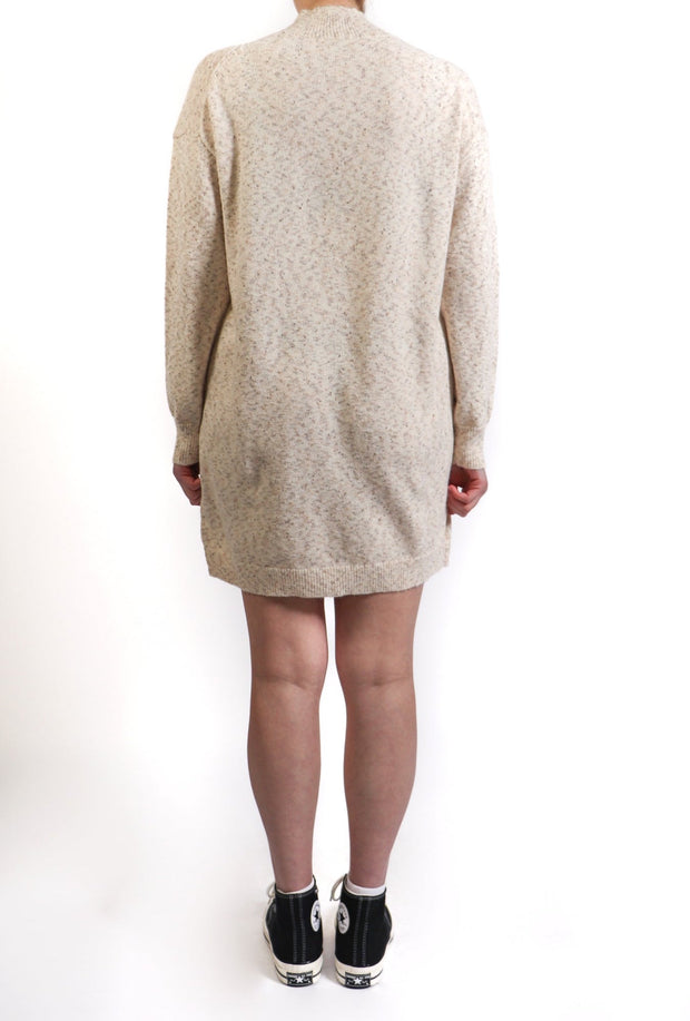 Melange Knit Sweater Dress