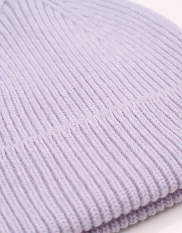 Soft Lavender Merino Wool Hat
