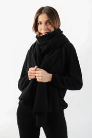 Black Cashmere Blanket Scarf