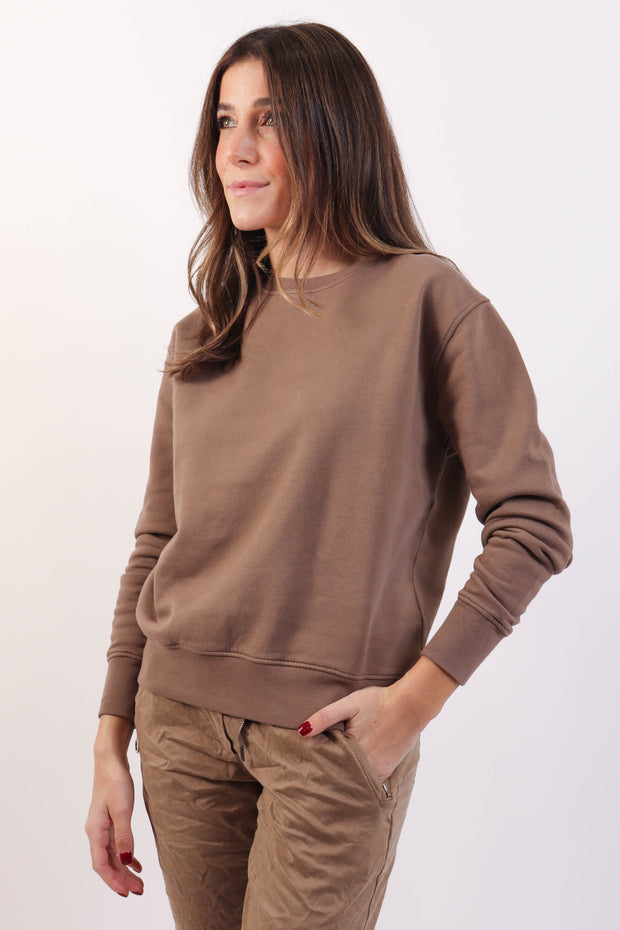 Everyday Warm Taupe Crewneck