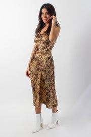 Leopard Slip Dress