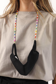 Rainbow Pearl Mask Chain